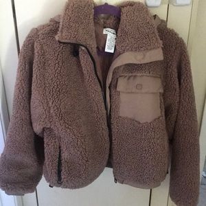 For the Republic faux fur jacket size S